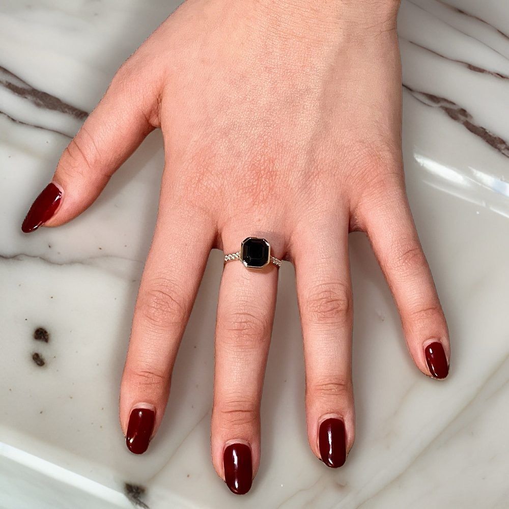 Natural Sapphire Diamond Ring 6.75 14k Y Gold 4.65 TCW Certified $3,950 310597 - Picture 9 of 17